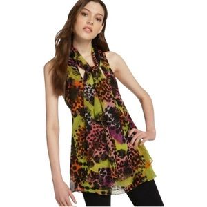 DVF Marroca Leopard Top